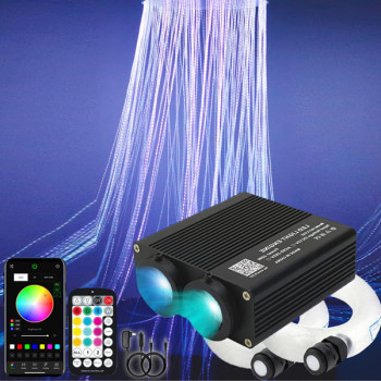 Cortina 600 fibras luces de Techo de Fibra Óptica – con base
