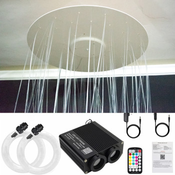 Cortina 600 fibras luces de Techo de Fibra Óptica – con base 2
