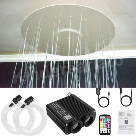 Cortina 600 fibras luces de Techo de Fibra Óptica – con base