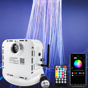 Cortina 400 fibras luces de Techo de Fibra Óptica – con base