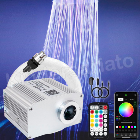 Cortina 200 fibras luces de Techo de Fibra Óptica – con base