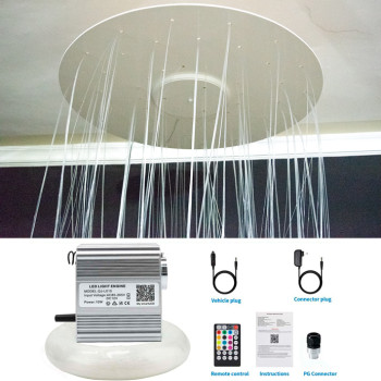 Cortina 200 fibras luces de Techo de Fibra Óptica – con base 2