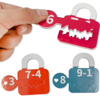 Digital Key - juego Montessori de conteo, suma y resta 2