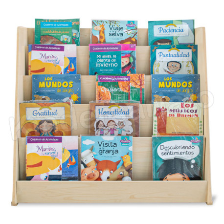 Librero de 5 niveles - Madera