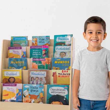 Librero de 5 niveles - Madera