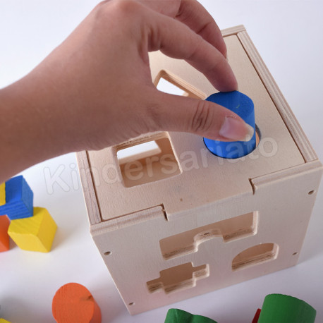 Alcancía cubo de 15 formas (Fifteen Holes)