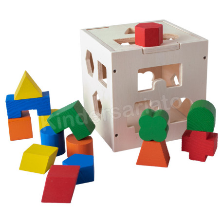 Alcancía cubo de 15 formas (Fifteen Holes)