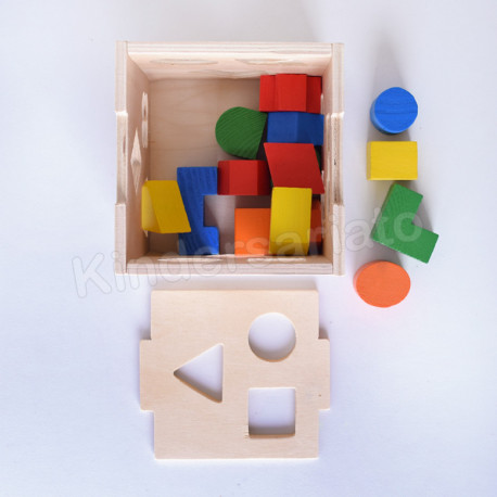 Alcancía cubo de 15 formas (Fifteen Holes)