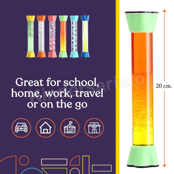 Tubos sensoriales calmantes - Unidad