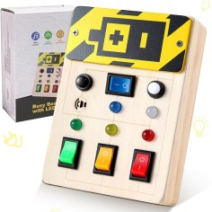 Tablero Sensorial Luces y Sonidos - Busy board