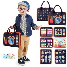 Maleta Montessori 7 en 1 - Busy board