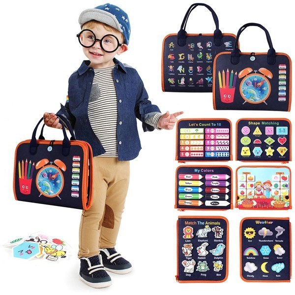 Maleta Montessori 7 en 1 - Busy board