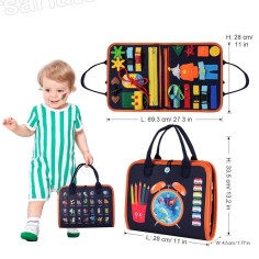 Maleta Montessori 7 en 1 - Busy board 2