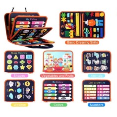 Maleta Montessori 7 en 1 - Busy board 2