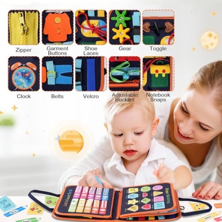 Maleta Montessori 7 en 1 - Busy board