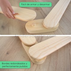 Barra de equilibrio Zig-Zag  - 9 piezas 2