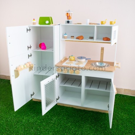 Cocina de madera "Deluxe" - 5 en 1