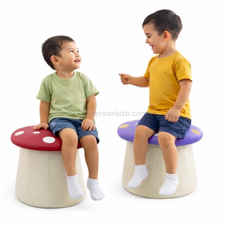 Pouffe de Honguito - Asiento acolchado