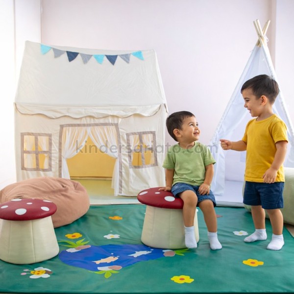 Pouffe de Honguito - Asiento acolchado