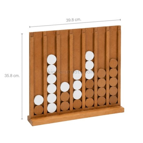Cinco en Línea de Madera | Juego de Estrategia para Niños