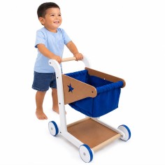 Carrito de Compras Infantil de Madera