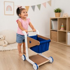 Carrito de Compras Infantil de Madera 2