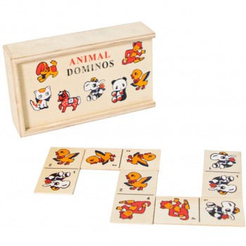 Dominó Peke (varios modelos) - Fichas y caja de madera 2